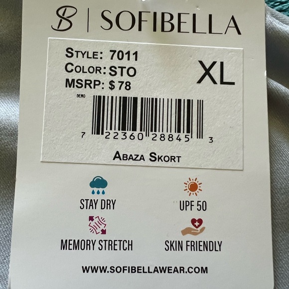 Abraza Skort NWT XL grey - Picture 2 of 12